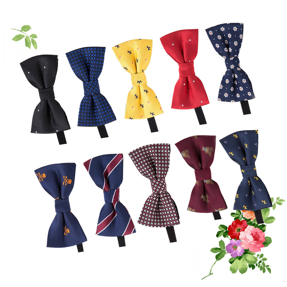 10Pcs Children's Pre-Tied Bow  - Bow Tie Pre Tied ulasan dan harga