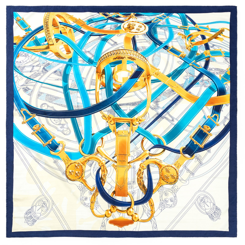 Manual Hand Rolled Twill Silk  - Scarf Silk Square ulasan dan harga