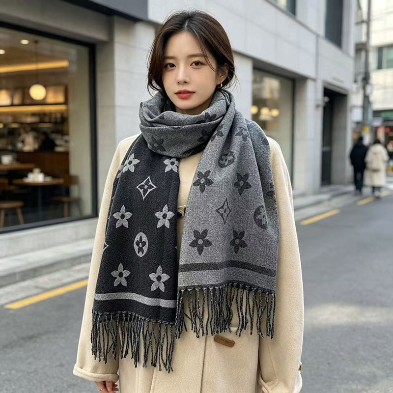 Stylish National Pattern Women - Infinity Scarf Knit ulasan dan harga