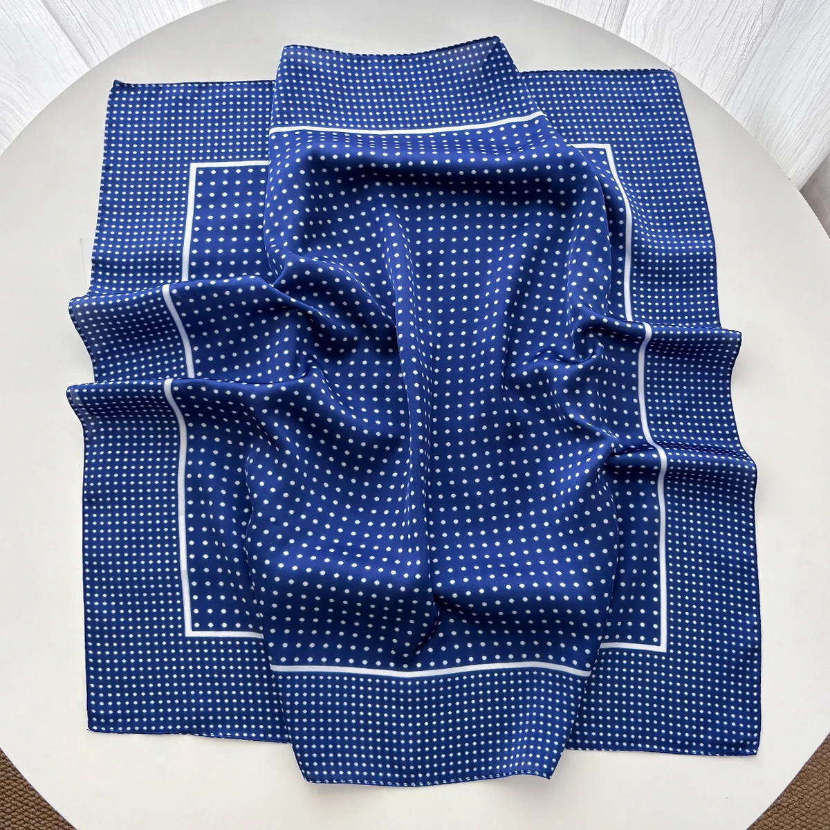 Women Elegant Soft Satin Squar - Scarf Silk Square ulasan dan harga