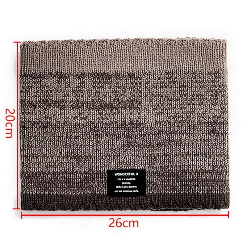Winter Scarf for Men Fleece Ri - Muffler Men Wool ulasan dan harga
